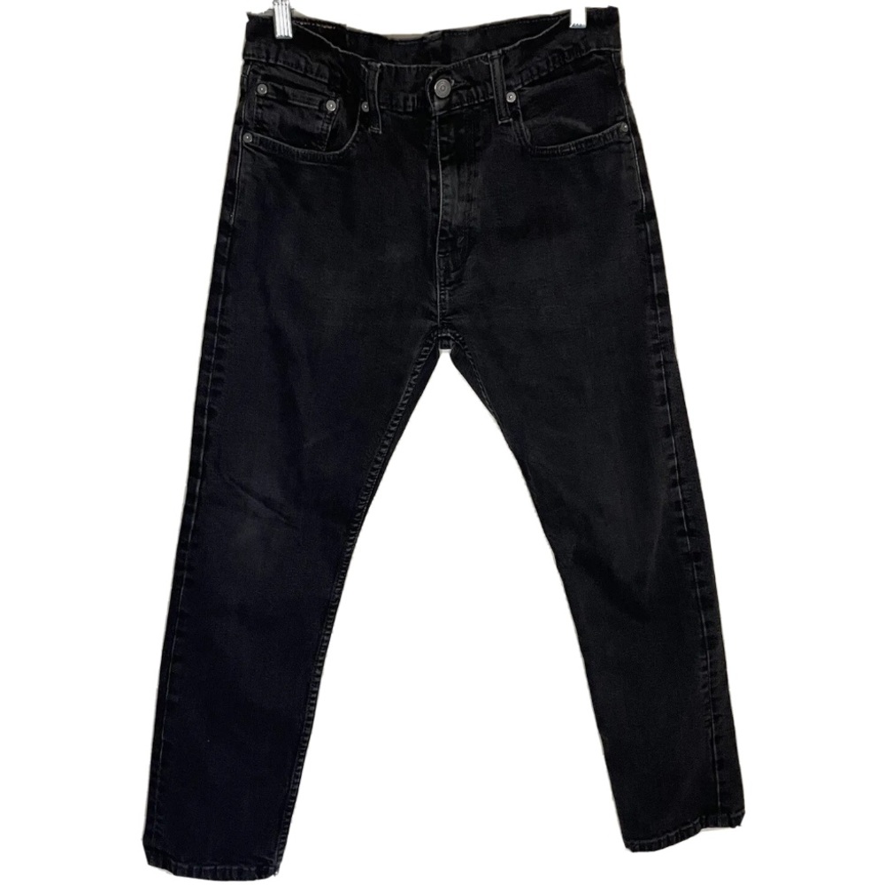 Levi’s Strauss & Co 502 Black Denim Jean Pants Bottoms Men Size 32 X 30